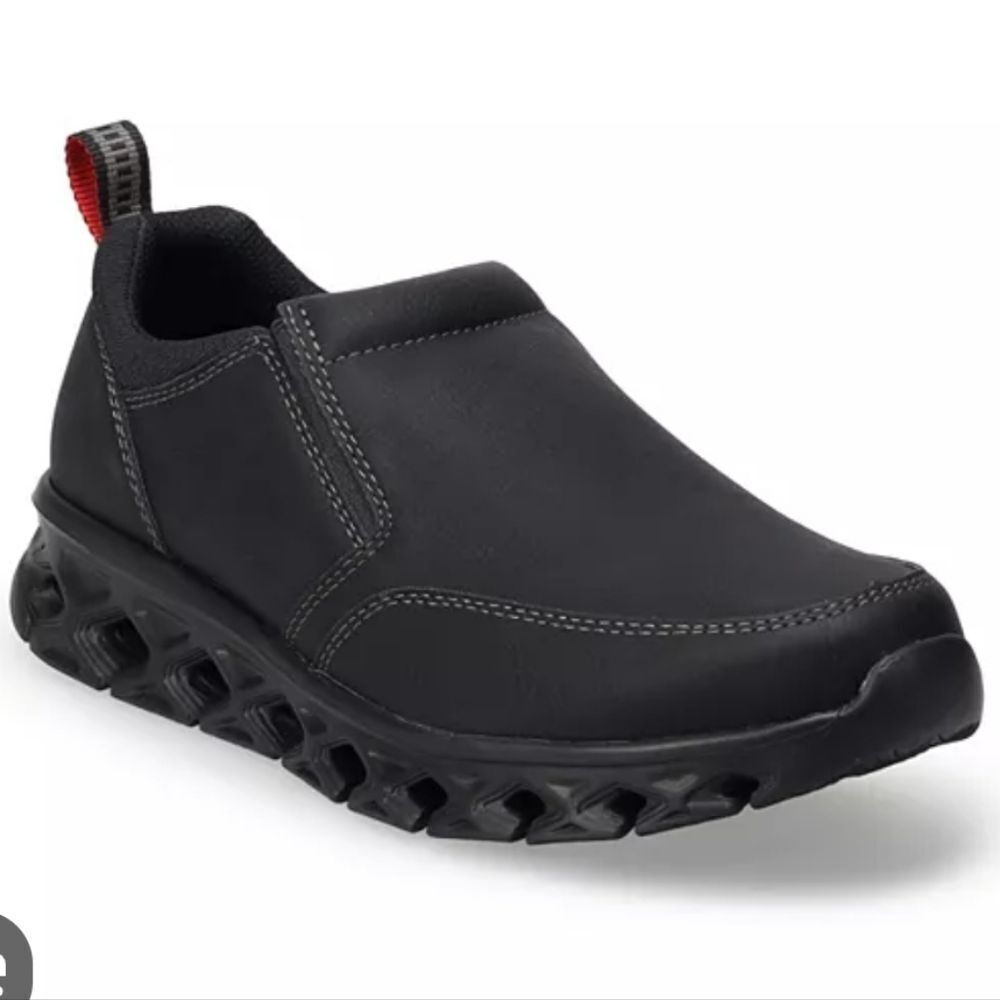 Black Slip-On Men's Shoe